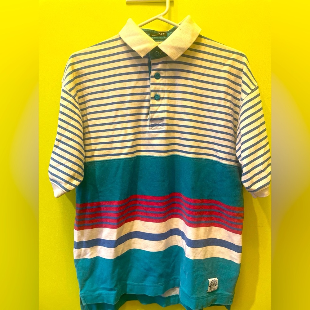 Striped oversized sailor tee